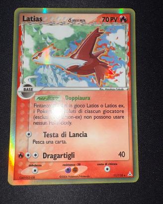 Latias  delta Holo EX Fantasmi di Holon 11/110