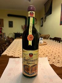 Rara bottiglia di Gattinara Spanna, annata 1958