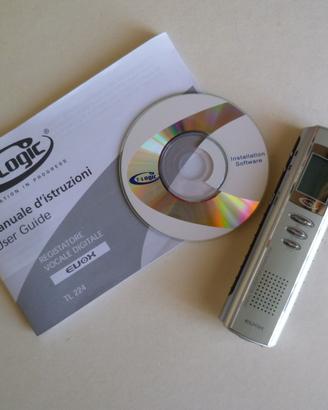 Registratore Vocale digitale T-Logic EVOX TL-224