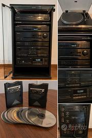 Impianto Hi-Fi Vintage Pioneer Completo con Mobile