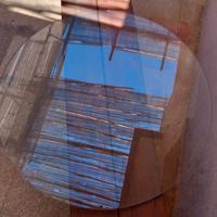 Vetro tondo per tavolo diametro 80cm.