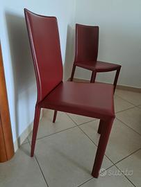 sedie in cuoio 