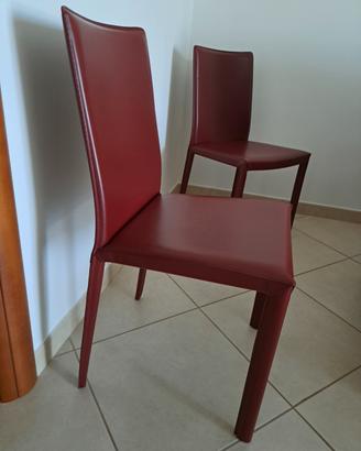 sedie in cuoio 