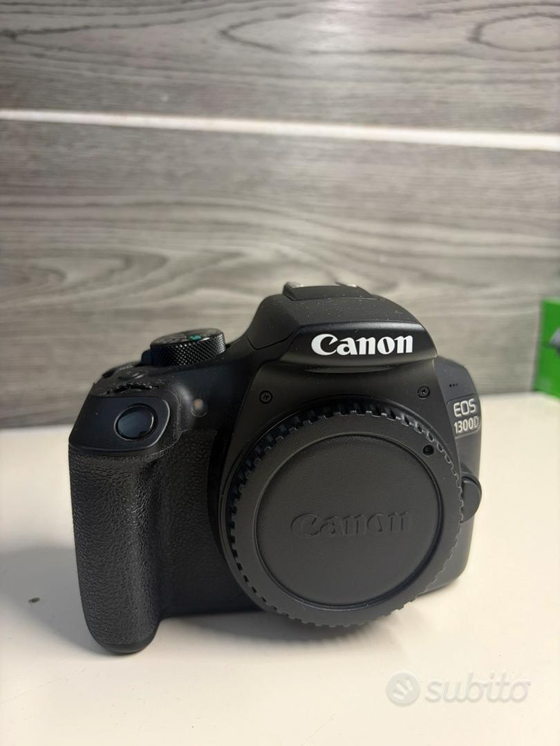 Canon EOS 1300D + 2 obbiettivi + borsa fotografica