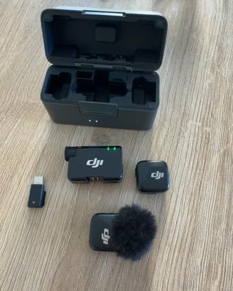 DJI MIC 1^ generazione 2TX + 1 RX + custodia
