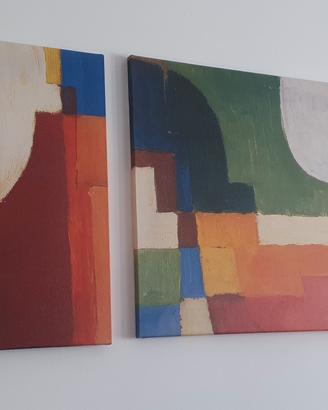 3 quadri colorati