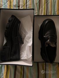 Scarpe Nere Mocassino TG 42