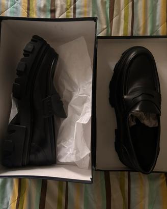 Scarpe Nere Mocassino TG 42