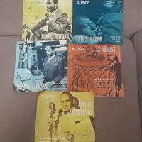 5 dischi in vinile 45 giri musica Jazz