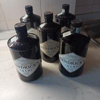 5 Bottiglie vuote Gin Hendrix 