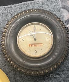 Orologio pubblicitario vintage Pirelli Stelvio