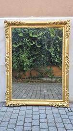 Specchiera antica emiliana traforata di metà '800