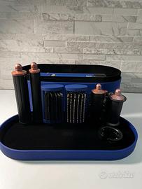 Dyson Air Wrap complete long blu con borsa viaggio