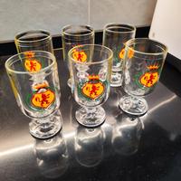 Bicchieri Nutella Ferrero vintage anni 70