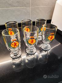 Bicchieri Nutella Ferrero vintage anni 70