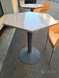 Tavoli bar/terrazza in marmo