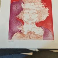 Litografia Giuliano Pini 40x40.