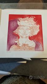 Litografia Giuliano Pini 40x40.