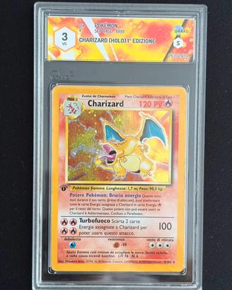 Charizard Set base 1 edizione ITA