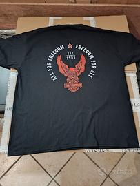 T-shirt con stampa Harley Davidson