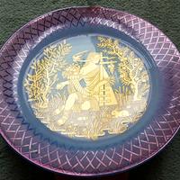 Piatto decorativo porcellana MORBELLI - oro 24 kt❤