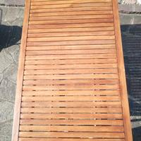 Tavolo da giardino Naterial in legno - pieghevole 
