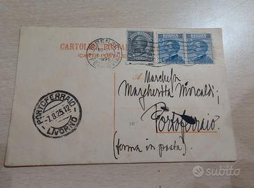 Cartolina 1925 PORTOFERRAIO (Elba) - Fermo Posta -