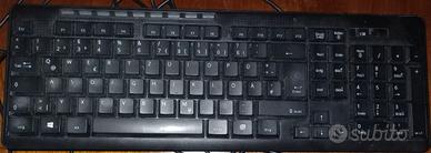 Tastiera QWERTY tedesca wireless CON ricevitore.