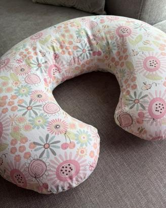 Cuscino allattamento Boppy + Federa rosa