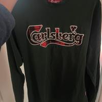 Maglia Carlsberg uomo verde militare taglia M