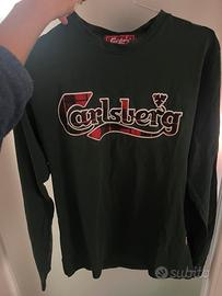 Maglia Carlsberg uomo verde militare taglia M