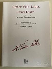 Villa-Lobos, Études per chitarra (studi), spartito