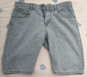 Pantaloncino bermuda jeans chiaro Taglia 48