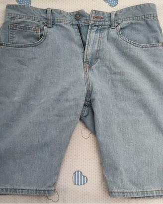 Pantaloncino bermuda jeans chiaro Taglia 48
