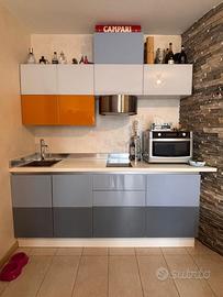 Cucina scavolini in vetro laccato triplo colore