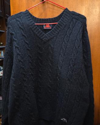 Maglione Kappa blu scuro di lana