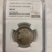 500 llire Dante Prova