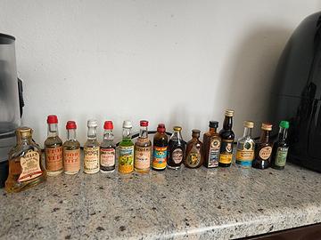 Lotto 15 Bottigliette Mignon Liquore Vintage E Rar