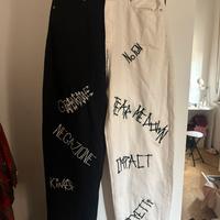 Jeans black & white No FuN