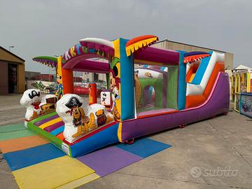 Multiattività Gonfiabile x Bambini x Parchi Gioco