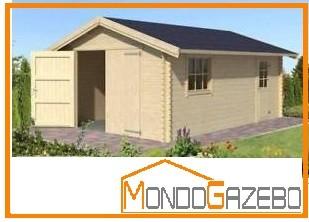 Casa legno Everest 5,8x3,4 box garage casetta