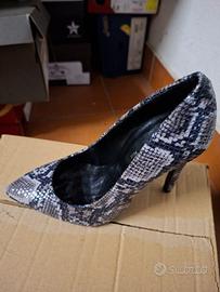 Decoltè donna taglia 35 tacco 11 cm - pitonate