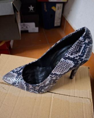 Decoltè donna taglia 35 tacco 11 cm - pitonate
