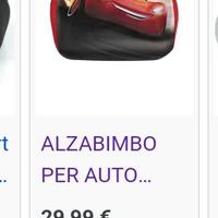 seduta rialzo auto per bambini