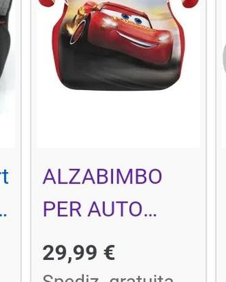 seduta rialzo auto per bambini