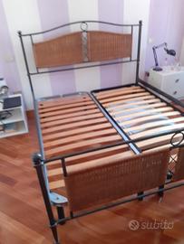 letto midollo e ferro battuto 