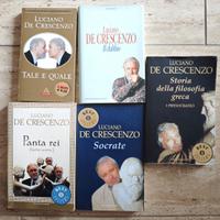 Lotto di 5 libri di Luciano De Crescenzo #1: