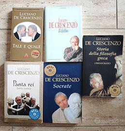 Lotto di 5 libri di Luciano De Crescenzo #1: