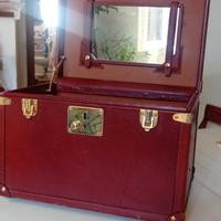 Set valige   e beauty 1000 miglia in  cuoio   