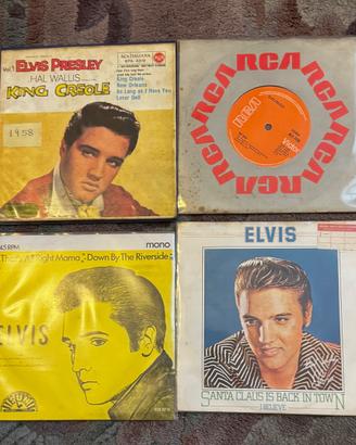 4 45 giri dischi Elvis Presley